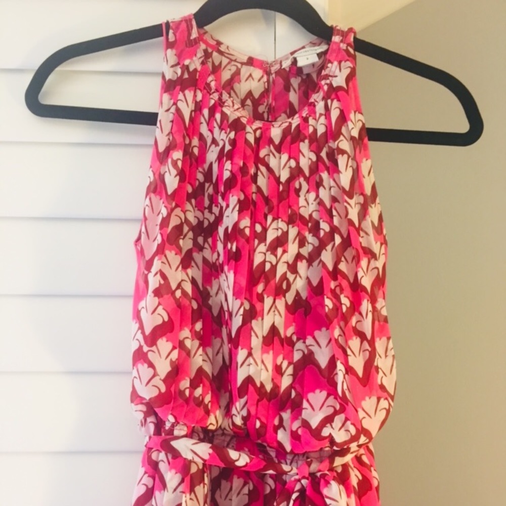 Diane von Furstenberg pink dress